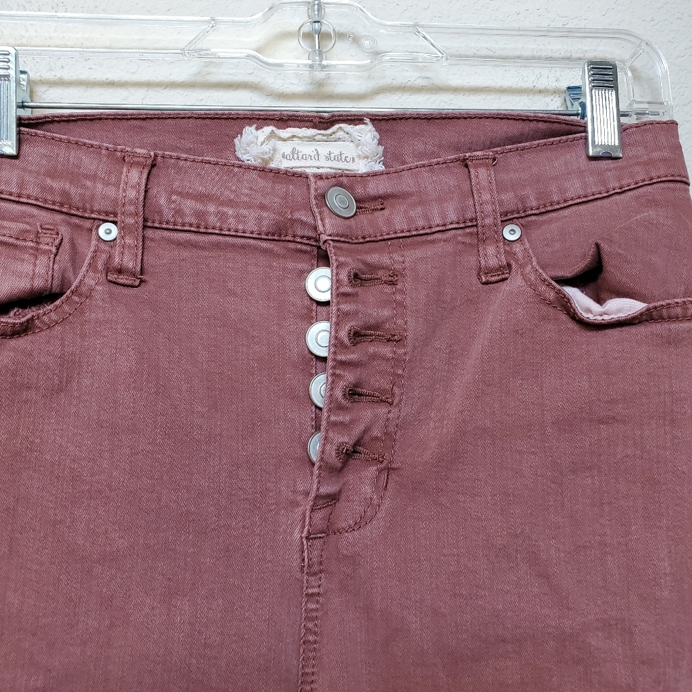 Altar'd State High Rise Button Fly Jeans. Size 29 - Picture 2 of 7